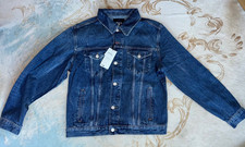 ZARA Man Jeans Jacke blau XL