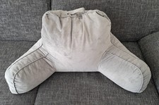 Großes Rückenkissen*Lesekissen*Bettsessel*Stillkissen*Bandscheibenkissen*grau*