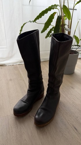 Original miu - miu, lederstiefel