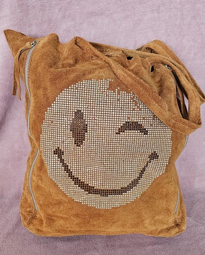 Tasche handtasche braun smily - handtasche,