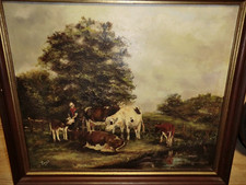 Altes Ölgemälde in