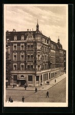 AK Düsseldorf, Hotel Schloß Burg, Ecke Kaiser Wilhelm- und Karl-Straße 