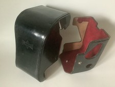 Mamiya C330 C3 Bereitschaftstasche schwarz Ledertasche für TLR Leder Hardcase