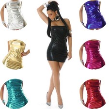 Damen Bandeaukleid Wetlook