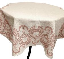 Dicke PICHLER Tischdecke Struktur Baumwolle/Leinen  L/B: 155 x 122 cm