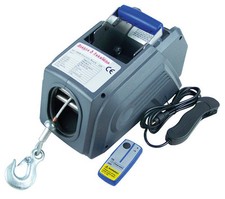 Winde Premium Funk Seilwinde bis 2700kg Forst PKW Boot 12 Volt mit Zubehör NEU !