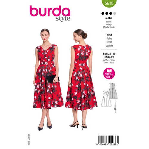 Kleid burda 5618 - burda,