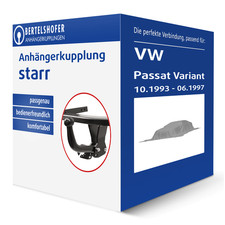 Auto Hak Anhängerkupplung starr für VW Passat Variant B3/B4 Typ 3A5/35i AHK