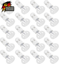 Blanke Schuh Clips Metall