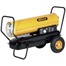 Wilms Öl Heißluftturbine B 125 40 kW Heizkanone Sofortheizgerät Ölheizgebläse