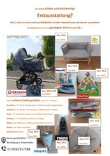Kinderwagen-Set wie neu: Gesslein F4 air+ 3-in-1 Kinderwagen mit viel Zubehör **