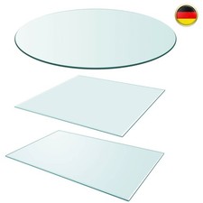 Tischplatte Gehärtetes Glas Tisch Glasplatte Platte Glastisch Rund quadratisch