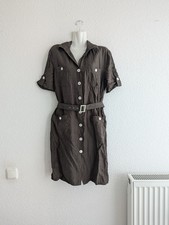 Bernd Berger Kleid Vintage Sommer Braun gr. 38 40 
