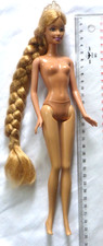 Vintage 1999 Mattel Barbie als Rapunzel , mit leuchtenden Krone