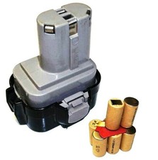 Zellentausch  l Makita Akku 9,6 V 9133 / 9134 / 9135 m. 3 .0 Ah Panasonic Zellen