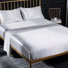 Spannbettuch Einfarbig Satin