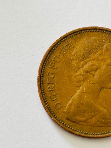 Neue pence münze - pence, selten