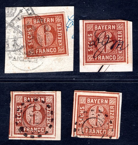 Bayern 1850 4ii gestempelt - 1850,