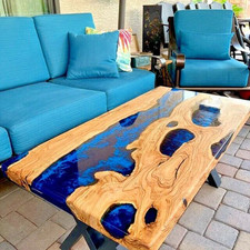 Live Edge Epoxidharz Kaffee