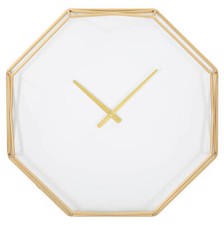 Wanduhr achteckig im