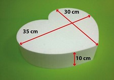 Herz 35 cm Styroporherz Dummy