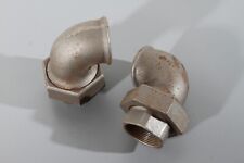 1 Stück Temperguss Winkelverschraubung 1½" 90° Winkel schwarz IG