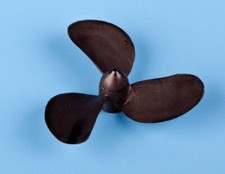 Krick, Schiffschraube, 50mm, 3-Blatt, links, M4, Kunststoff, BF479L, unbenutzt