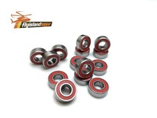 14 rote RS Race Tuning Kugellager TAMIYA Fighter DT-02 / DT-03 RED RS BEARINGS