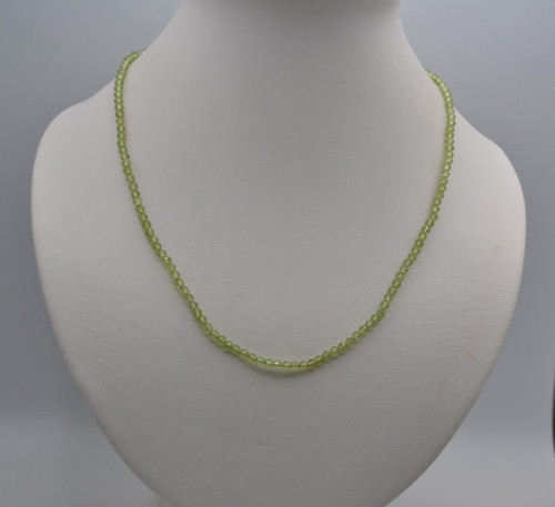 Peridot edelstein halskette - edelstein,