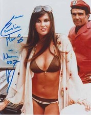 CAROLINE MUNRO 007 JAMES BOND AUTHENTISCHES AUTOGRAMM SPION DIE MICH LIEBTE SELTENE SCHUSS!