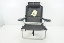 Brunner Siren Strandstuhl anthrazit Camping Strand Stuhl Sonnenstuhl