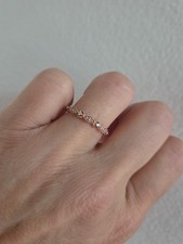 14 Karat Rotgold Diamanten