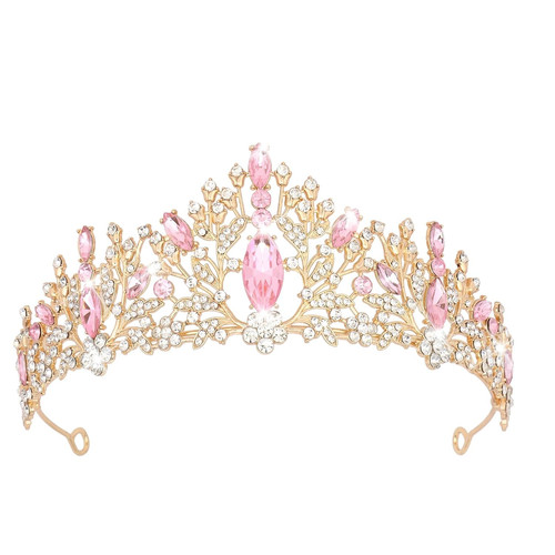 Diadem krone gold - gold,, elegantes
