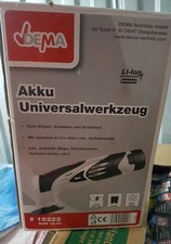 Akku Universalwerkzeug (10,8V) zum Sägen, Schaben, Schleifen, Komplett mit...