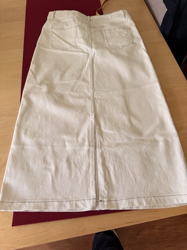 Maxirock jeans beige - maxirock,