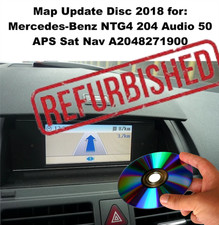 Gebrauchte Karten Update DVD 2018 für Mercedes NTG4 204 Audio 50 APS Navi A2048271900