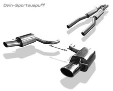 Fox Duplex Komplettanlage ab Kat Audi RS6 4F Typ C6 je 140x90mm oval