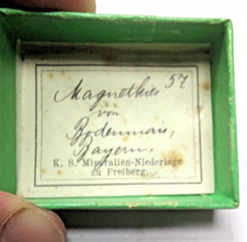 Magnetkies von Bodenmais im Bayrischen Wald in  Bayern historischer Zettel