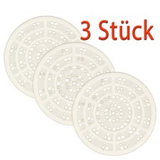 3 x Silikon Abflusssieb