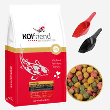 Koifutter 15 kg Classic Mix 5 Sorten Mix 3/6 mm Fischfutter Koi + Futterschaufel