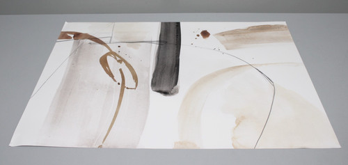 Desenio beige watercolor - beige,