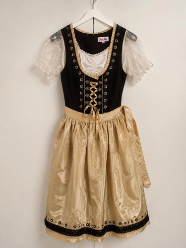 Fuchs dirndl gold braun - fuchs,