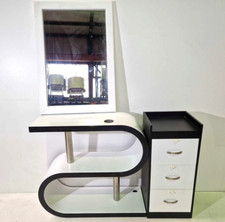 Figaro Barletta Spiegelarbeitsplatz einseitig S/W Systemarbeitsplatz Bedienplatz