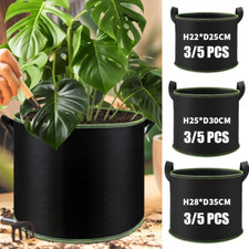 HÄNGEN FILZ PFLANZBEUTEL ERDBEER PFLANZSACK PFLANZTASCHE PFLANZSÄCKE MIT HENKELN