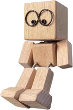 Wackelnde Holzfigur