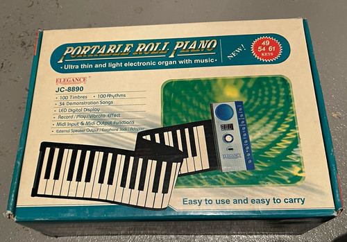 Elegance 8890 roll piano 49 - jc-8890,