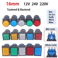 16mm Power Drucktaster