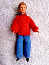 Caco Fritz Canzler . Mann Biegepüppchen Puppenhaus 1:12 dollhouse doll 14 cm