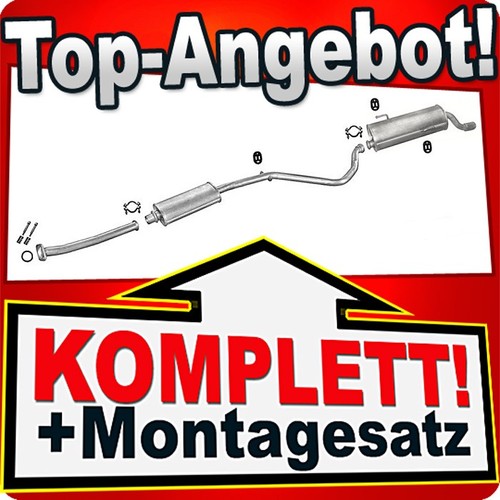Auspuff für peugeot 206 - für,