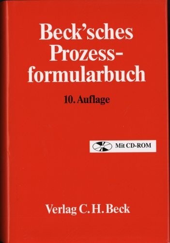 Beck sches prozessformularbuch - beck'sches,
